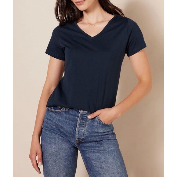 Amazon Essentials Women's Classic-Fit 100% Cotton Short-Sleeve Pack of 2 (XL) - Picture 3 of 3